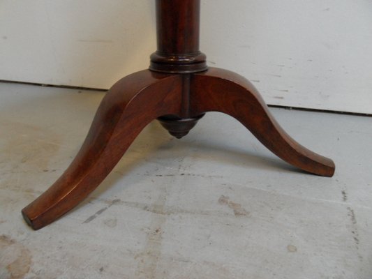 Antique Mahogany Side Table-PNJ-2043007