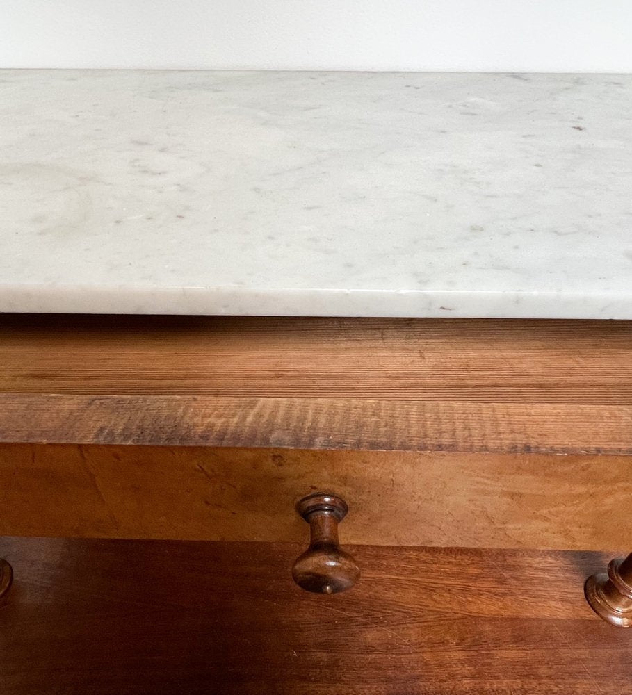 Antique Makeup Table in Marble