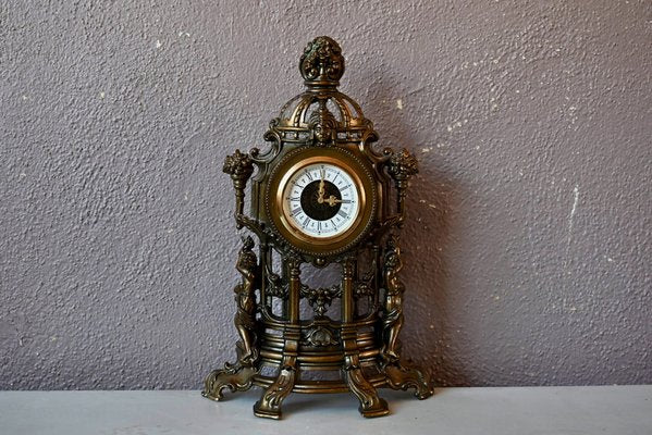 Antique Mantle Pendulum Clock, 1950s-AIU-1791570