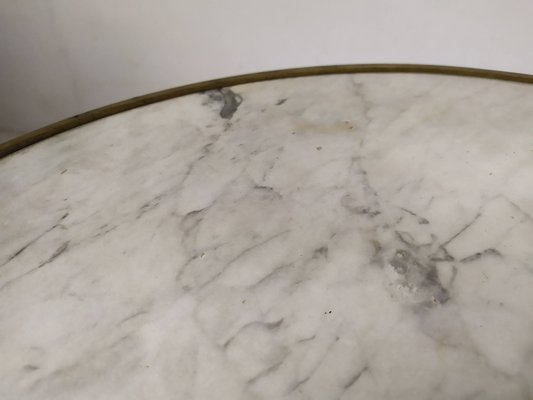 Antique Marble Side Table, 1890s-EAD-1719301