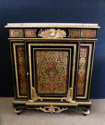 Antique Marquetry Inlaid Buffet-WSV-605124