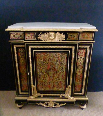 Antique Marquetry Inlaid Buffet-WSV-605124