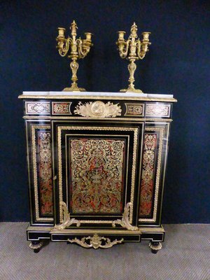 Antique Marquetry Inlaid Buffet-WSV-605124