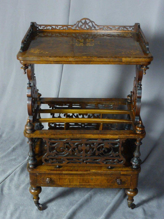 Antique Marquetry Serving Table