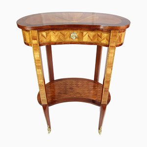 Antique Marquetry Side Table in Louis XV Style-WFJ-1284215