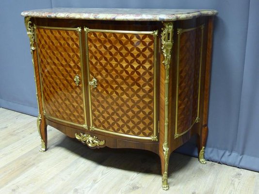 Antique Marquetry Sideboard-WSV-605301