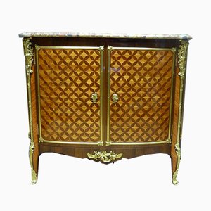 Antique Marquetry Sideboard-WSV-605301