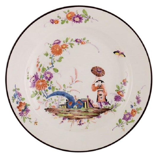 Antique Meissen Bowl In Hand Painted Porcelain in the Japanese Style, 19th-Century