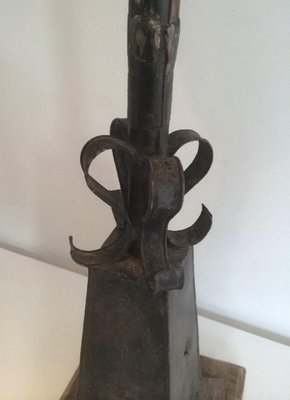 Antique Metal Finial, 1900s-BA-658332