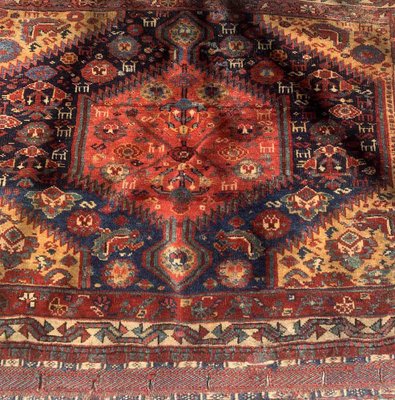 Antique Middle East Gashkai Rug, 1880s-JZV-1367147