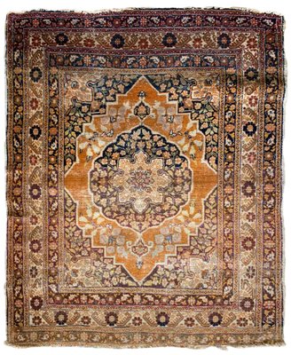 Antique Middle East Tabriz Hajalili Rug, 1880s-JZV-1170211