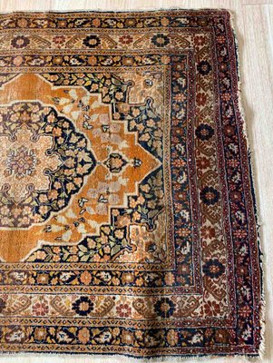 Antique Middle East Tabriz Hajalili Rug, 1880s-JZV-1170211