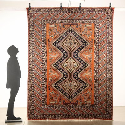 Antique Middle Eastern Ardebil Rug in Cotton & Wool-VMM-2023837