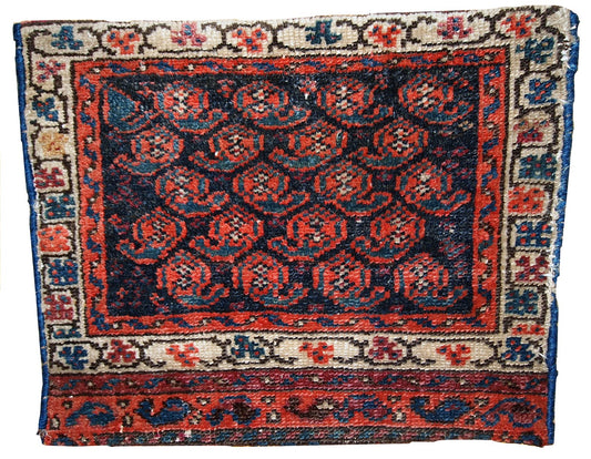 Antique Middle Eastern Bag Face Rug