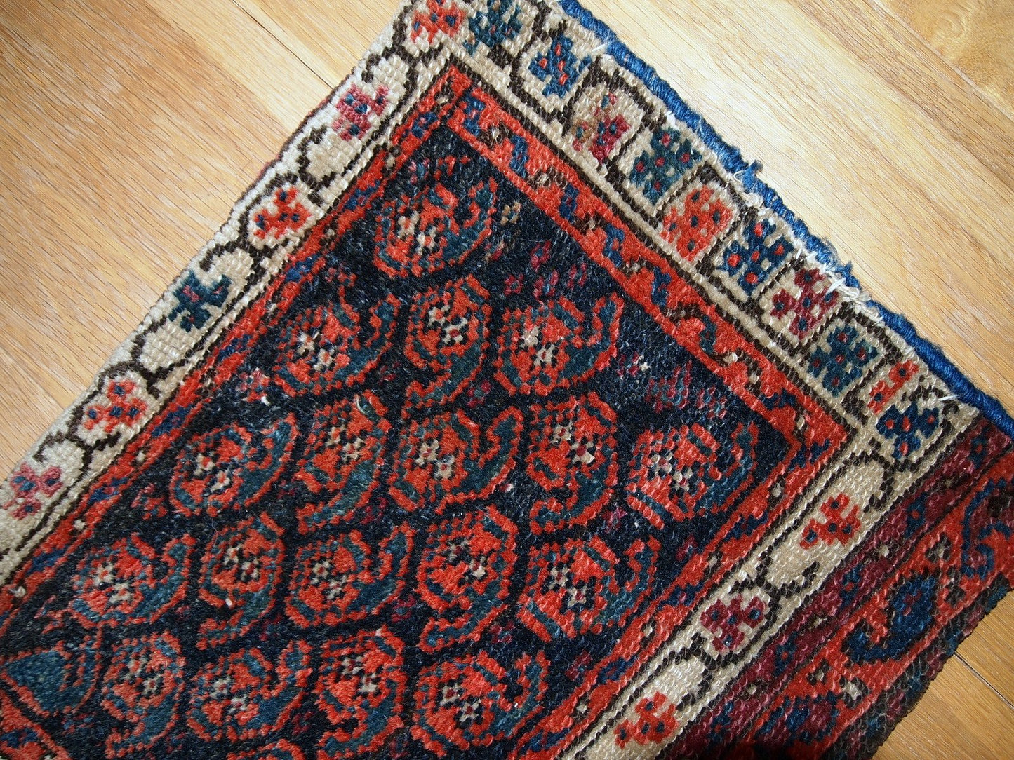 Antique Middle Eastern Bag Face Rug