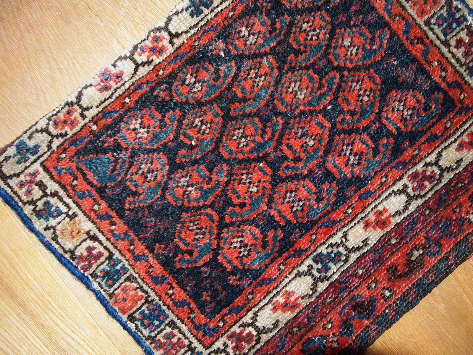 Antique Middle Eastern Bag Face Rug