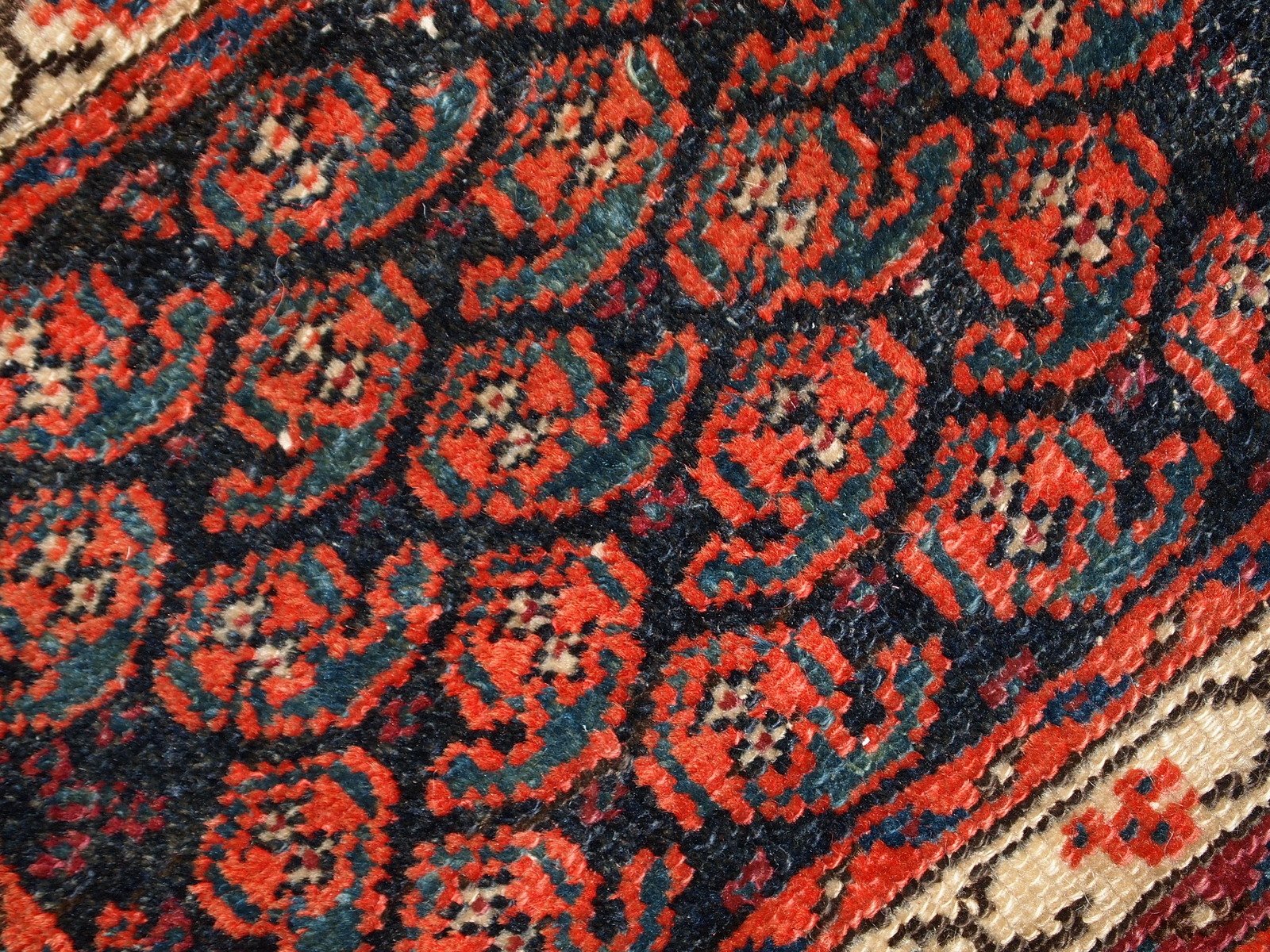 Antique Middle Eastern Bag Face Rug