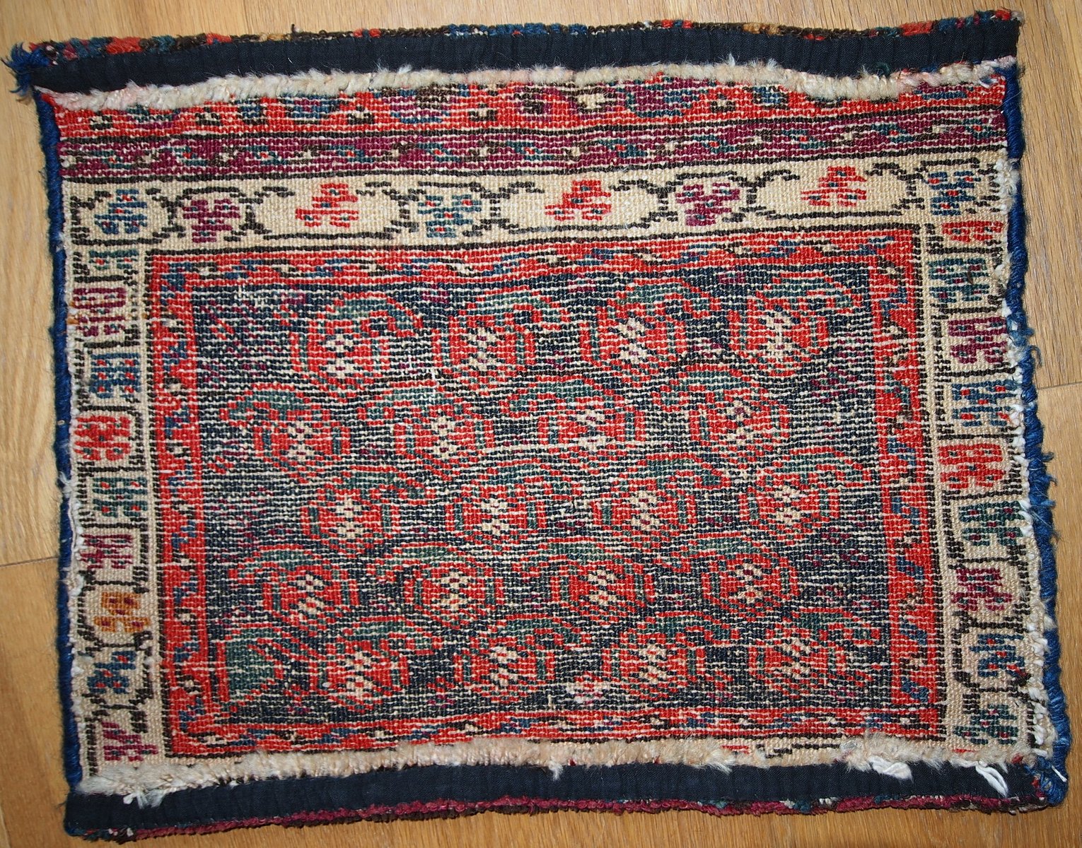 Antique Middle Eastern Bag Face Rug