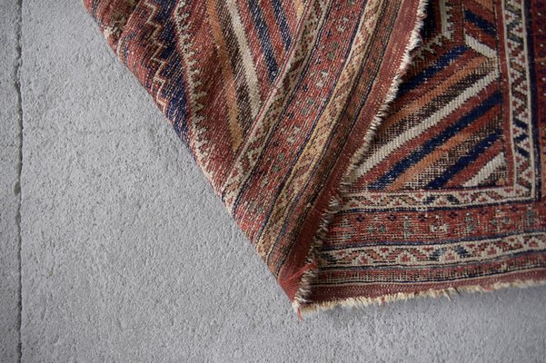 Antique Middle Eastern Hand-Woven Shiraz Rug, 1890s-ZAA-962609