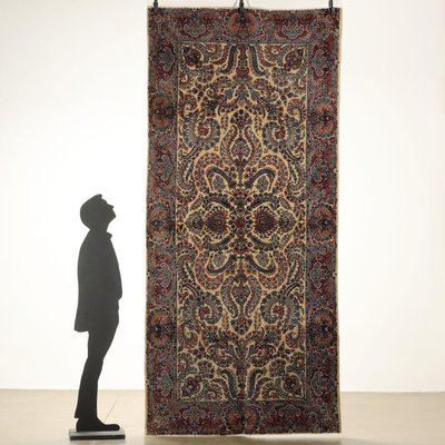 Antique Middle Eastern Kerman Laver Rug in Cotton & Wool-VMM-2023843