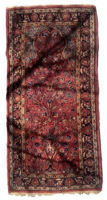 Antique Middle Eastern Sarouk Prayer Rug, 1920s-JZV-1367137