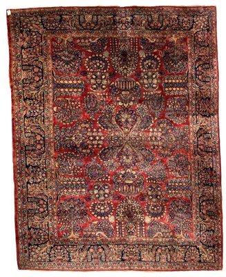 Antique Middle Eastern Sarouk Rug, 1920s-JZV-1215598