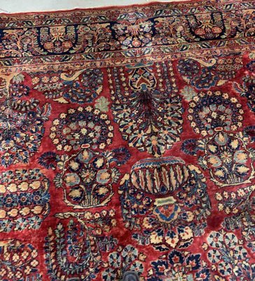 Antique Middle Eastern Sarouk Rug, 1920s-JZV-1215598