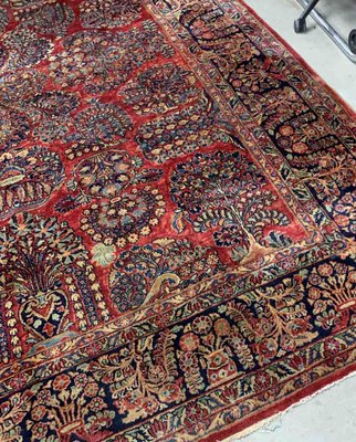 Antique Middle Eastern Sarouk Rug, 1920s-JZV-1215598