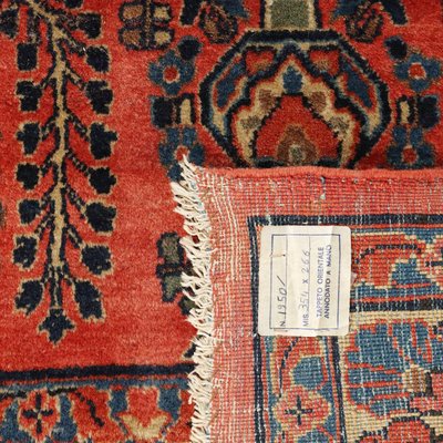 Antique Middle Eastern Saruk Rug in Cotton-VMM-2023821