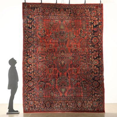 Antique Middle Eastern Saruk Rug in Cotton-VMM-2023821