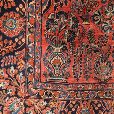 Antique Middle Eastern Saruk Rug in Cotton-VMM-2023821