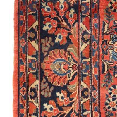 Antique Middle Eastern Saruk Rug in Cotton-VMM-2023821