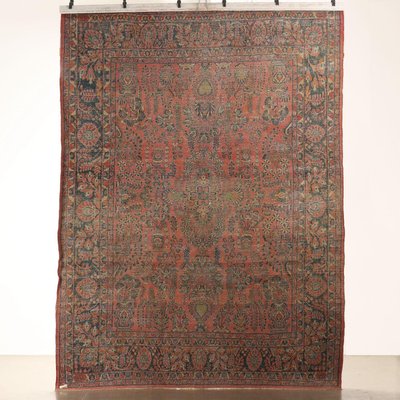 Antique Middle Eastern Saruk Rug in Cotton-VMM-2023821