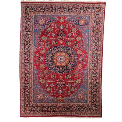 Antique Middle Eastern Tabriz Rug in Cotton & Wool-VMM-2023835