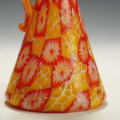 Antique Millefiori Jug with Handles from Fratelli Toso, 1920-KJP-1343304