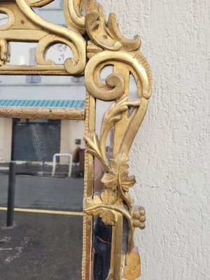 Antique Mirror in Gilded Wood, 1700s-SYQ-1775207