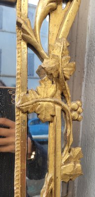 Antique Mirror in Gilded Wood, 1700s-SYQ-1775207