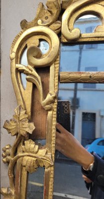 Antique Mirror in Gilded Wood, 1700s-SYQ-1775207