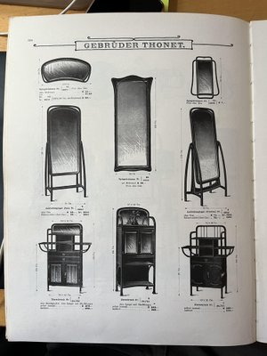 Antique Mirror No. 9953 from Thonet, 1904-TSE-1309496