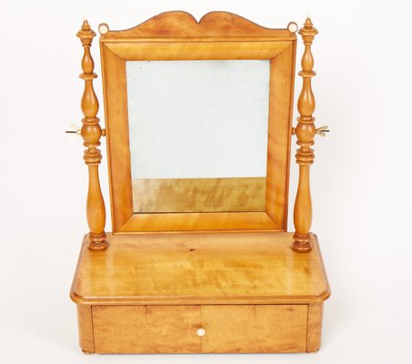 Antique Mirror with Drawer-ELB-985308