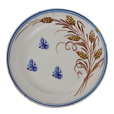 Antique Mondovì Ceramic Plate from Man. Vedova Besio & Figli, 1900s-VMM-2023876