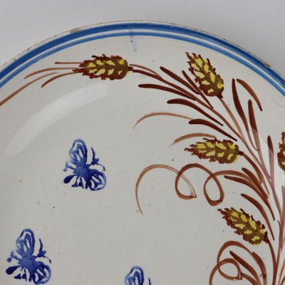 Antique Mondovì Ceramic Plate from Man. Vedova Besio & Figli, 1900s-VMM-2023876