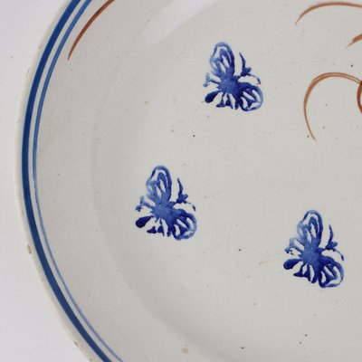 Antique Mondovì Ceramic Plate from Man. Vedova Besio & Figli, 1900s-VMM-2023876