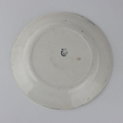 Antique Mondovì Ceramic Plate from Man. Vedova Besio & Figli, 1900s-VMM-2023876