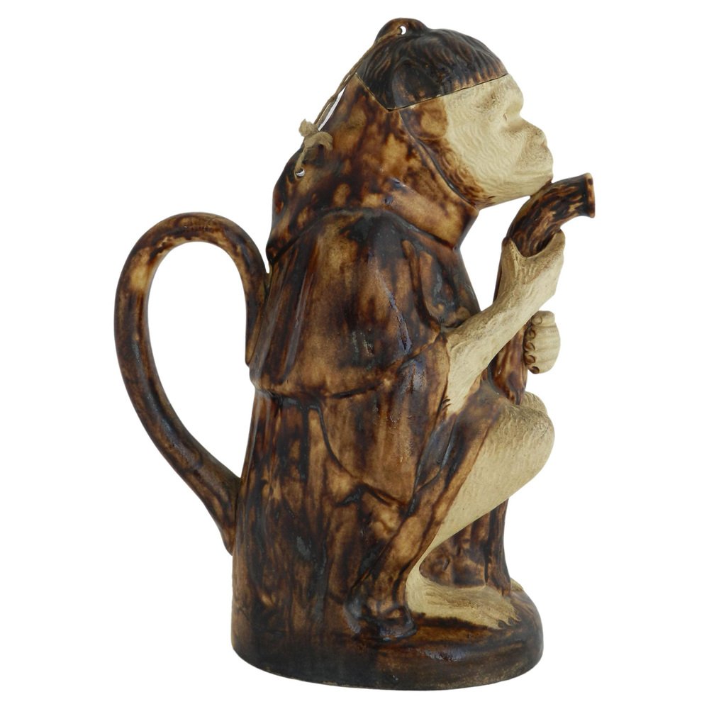 Antique Monkey Pitcher Jug, 1840