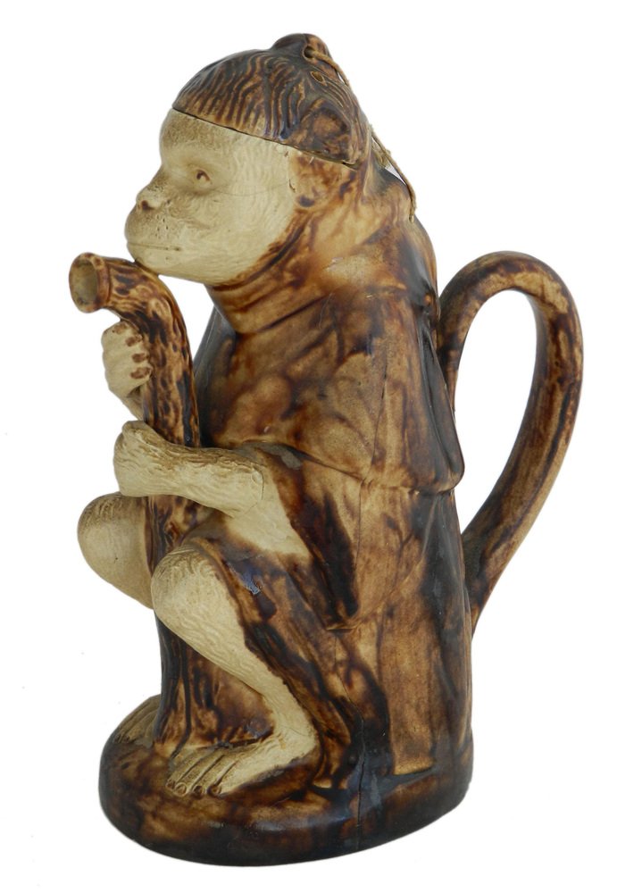 Antique Monkey Pitcher Jug, 1840