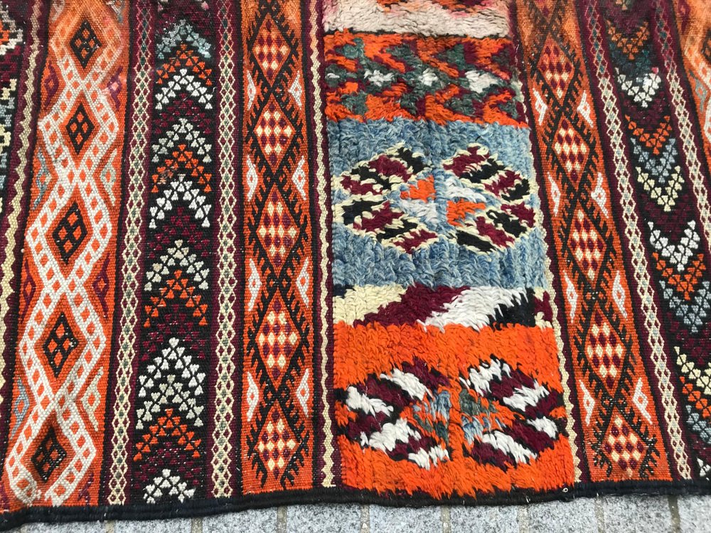 Antique Moroccan Barber Rug