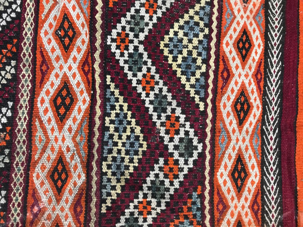 Antique Moroccan Barber Rug