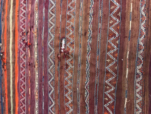 Antique Moroccan Distressed Kilim-YMM-1061909