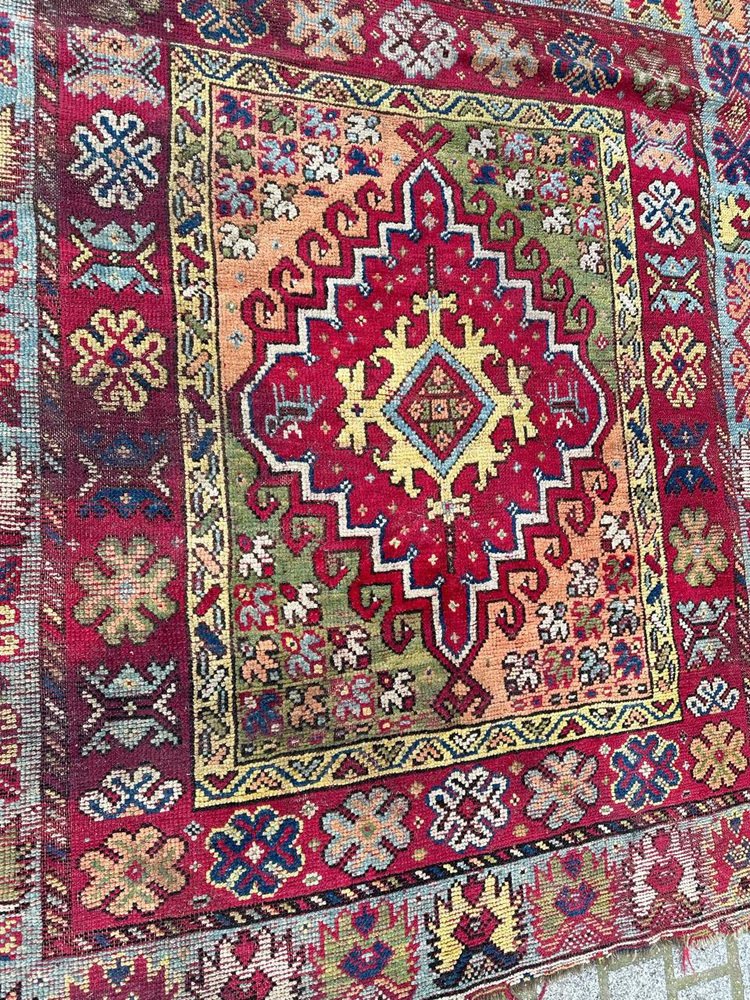 Antique Moroccan Rabat Rug, 1890s-YMM-1374636